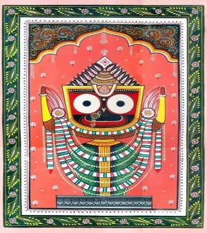 Traditional canvas painting