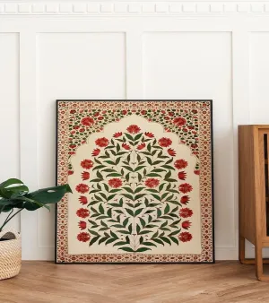 Traditional canvas painting