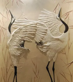 Fiber wall mural