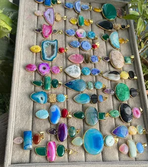 Agate and gemstone jewellery