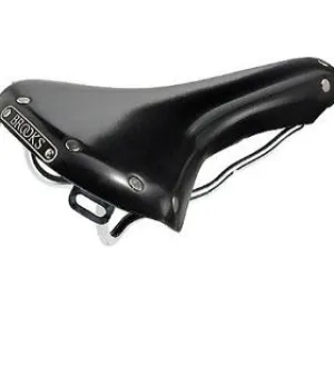 Brooks Swallow Black Chrome Steel Rail