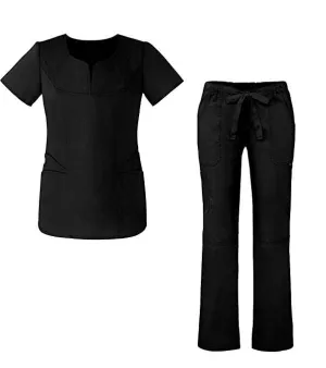 Black Color 100% Cotton Long-sleeve Work Wear Clothing Set From Bangladesh