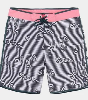 Custom Design swimming trunk Beach board-shorts Men Swim Shorts with AOP Shell & Contrast Waist Band From Bangladesh