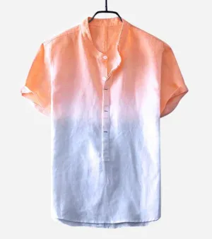 Colorful Exclusive & Comfortable Men's Short Sleeve Cotton Shirt From Bangladesh