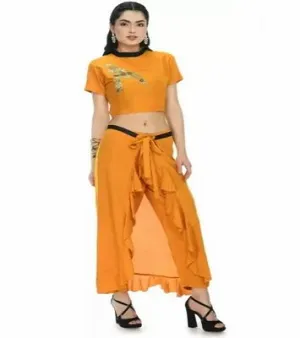 Ladies Top Plazo Set