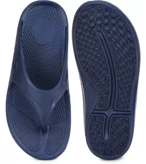 Ladies Navy Blue Eva Slippers