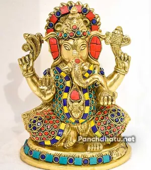 Beautiful Handcraft Ganesh Statue Murti