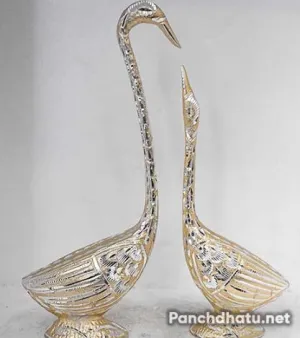 Pair of Rajhans Duck Showpiece