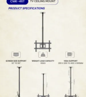 TV CEILING MOUNT