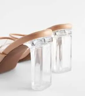 Plastic Block Heels