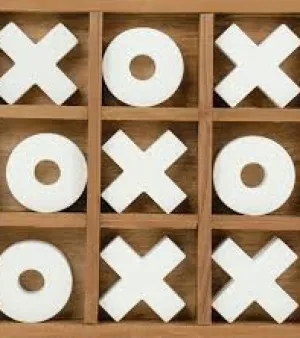Wooden Tic Tac Toe