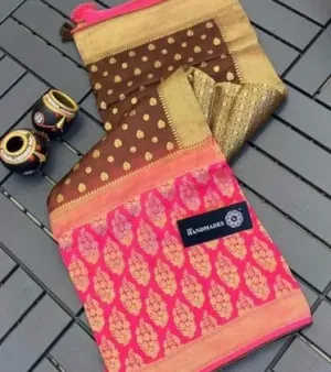 Semi Georgette Silk Saree