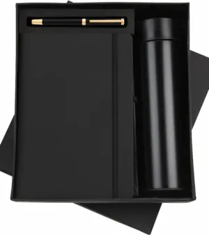 Black Elastic Notebook Diary