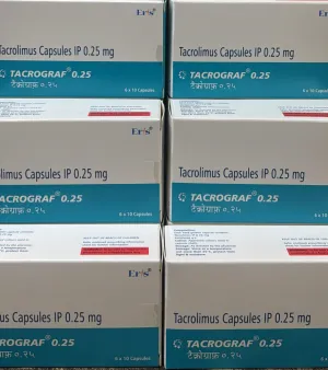 TACROGRAF 0.25mg CAPSULE