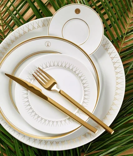 White Porcelain Dinner Plate
