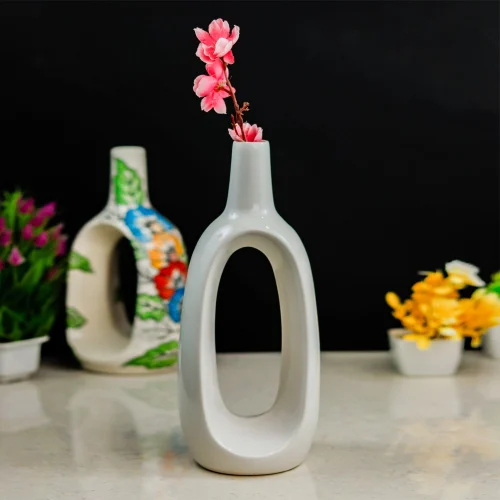 Ceramic Flower Bottle Vase