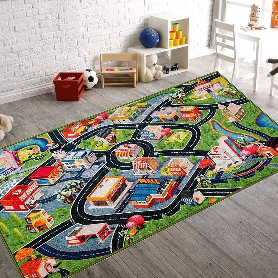 Fashionable Handmade Polypropylene Children's Carpet Original Designs for Car & Camping Use