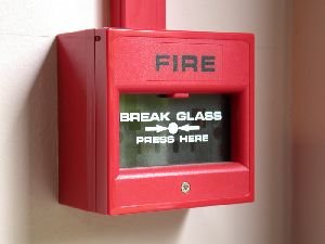 Fire Safety Alarm, Color : Red