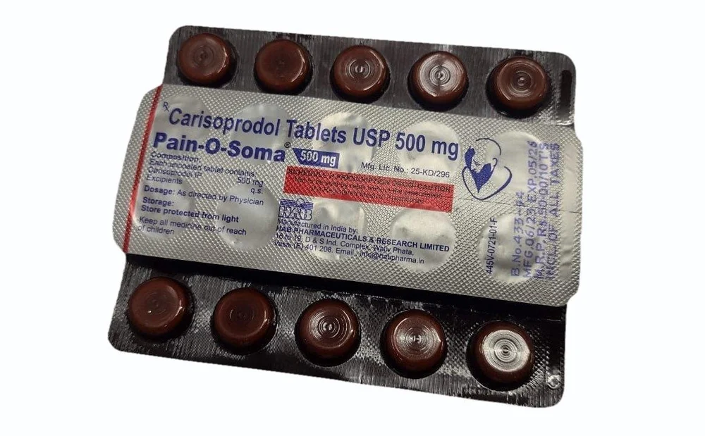Pain - O -Soma 500 mg (Carisoprodol Tablets )