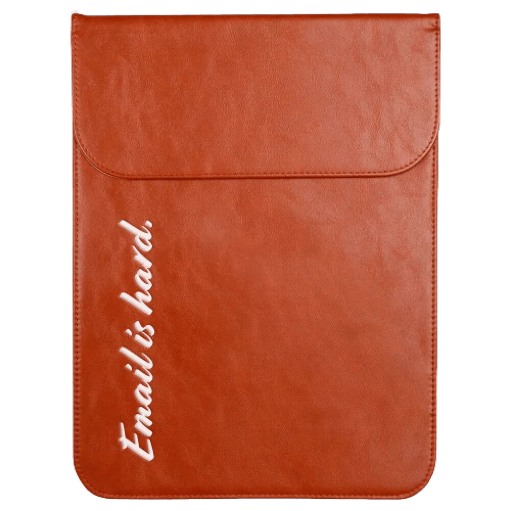 Leather Flap Laptop Sleeves
