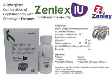 Cephalexin And Serratiopeptidase Intra Uterine Dry Suspension