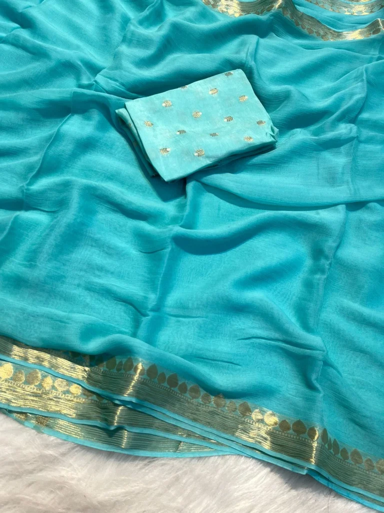 Georgette Viscos 2d saree