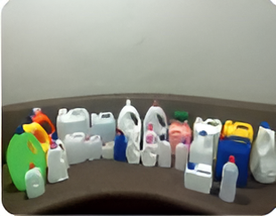 Liquid detergent bottle, Bottle design : Multiples