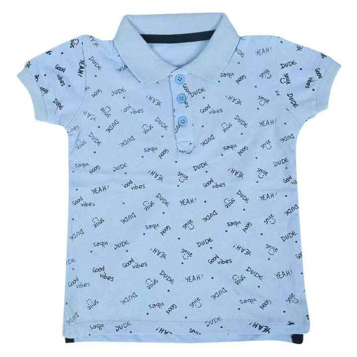 Wholesale Summer Children Clothes Fashion AOP Printed Boys Polo-shirts Polo Shirt Kids Short Sleeve Custom logo Customized Logo