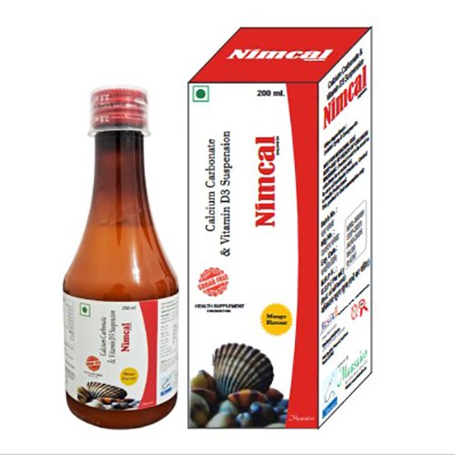 200 Ml Calcium Carbonate And Vitamin D3 Suspension