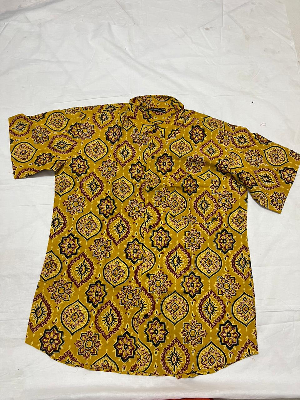 Yellow Printed Shirt