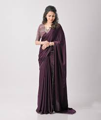 Satin Saree