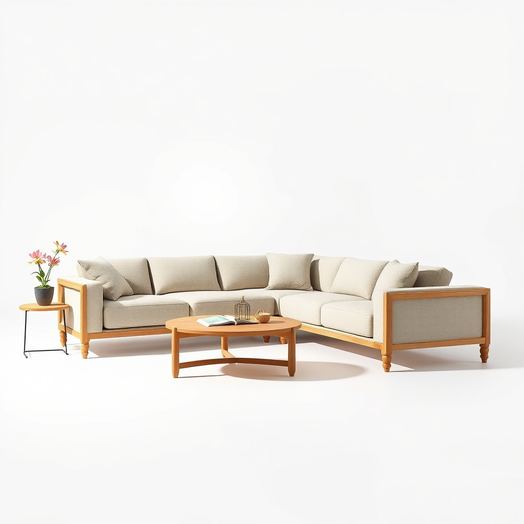 Stylish Comfortable High Quality Corner L Sofa Models Living Application Set Wood Material with Fabric Change Options Best Price