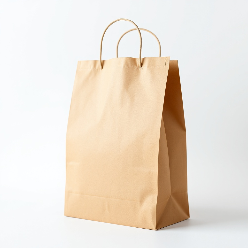 Plain Brown Kraft Paper Bags
