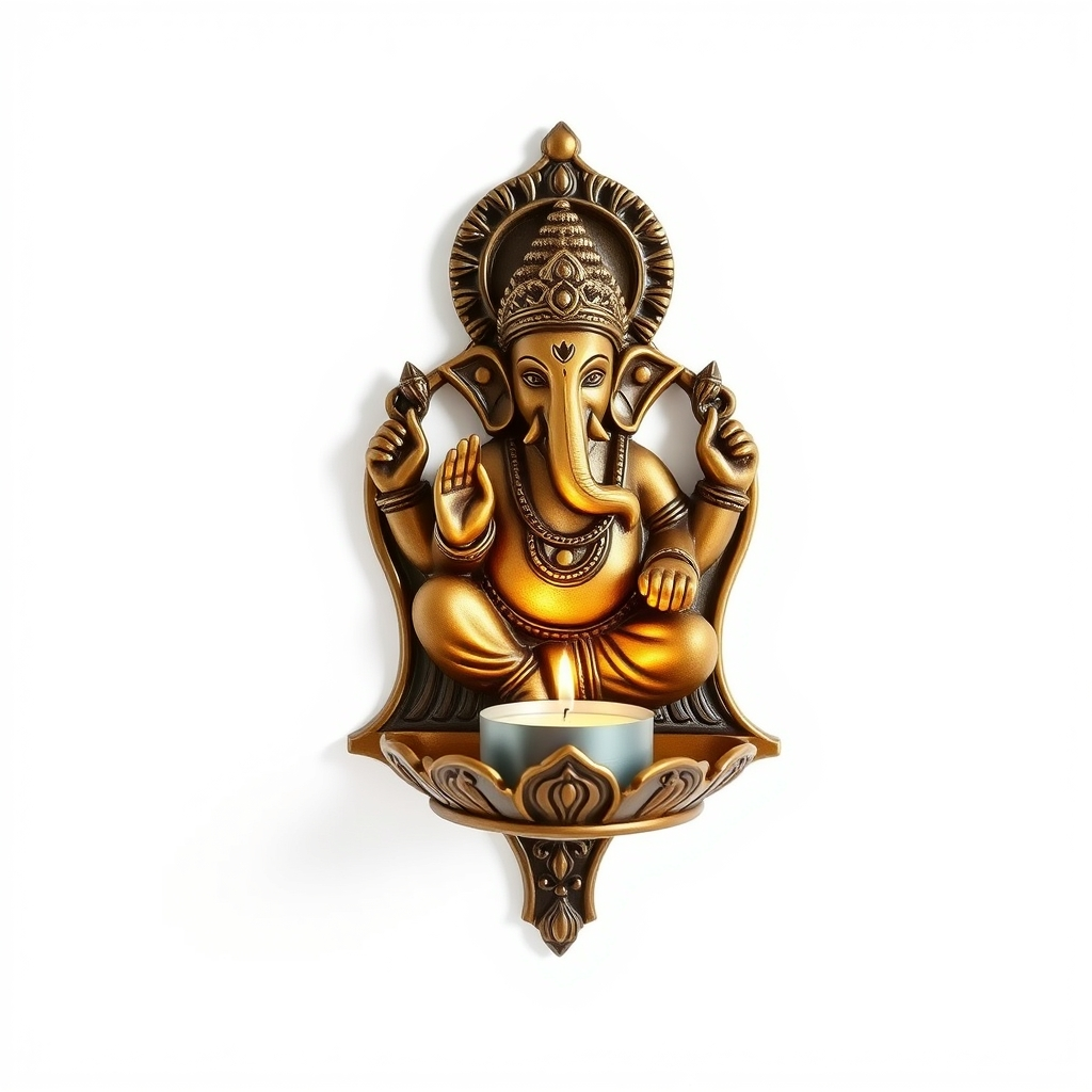 Wall Mounted Ganesh Agarbatti Holder
