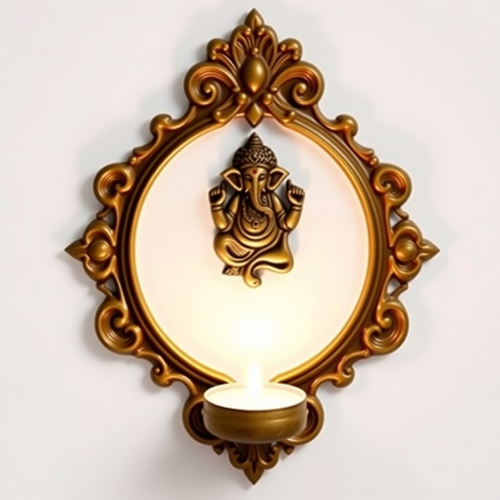 Ganesh Om Wall Key Holder