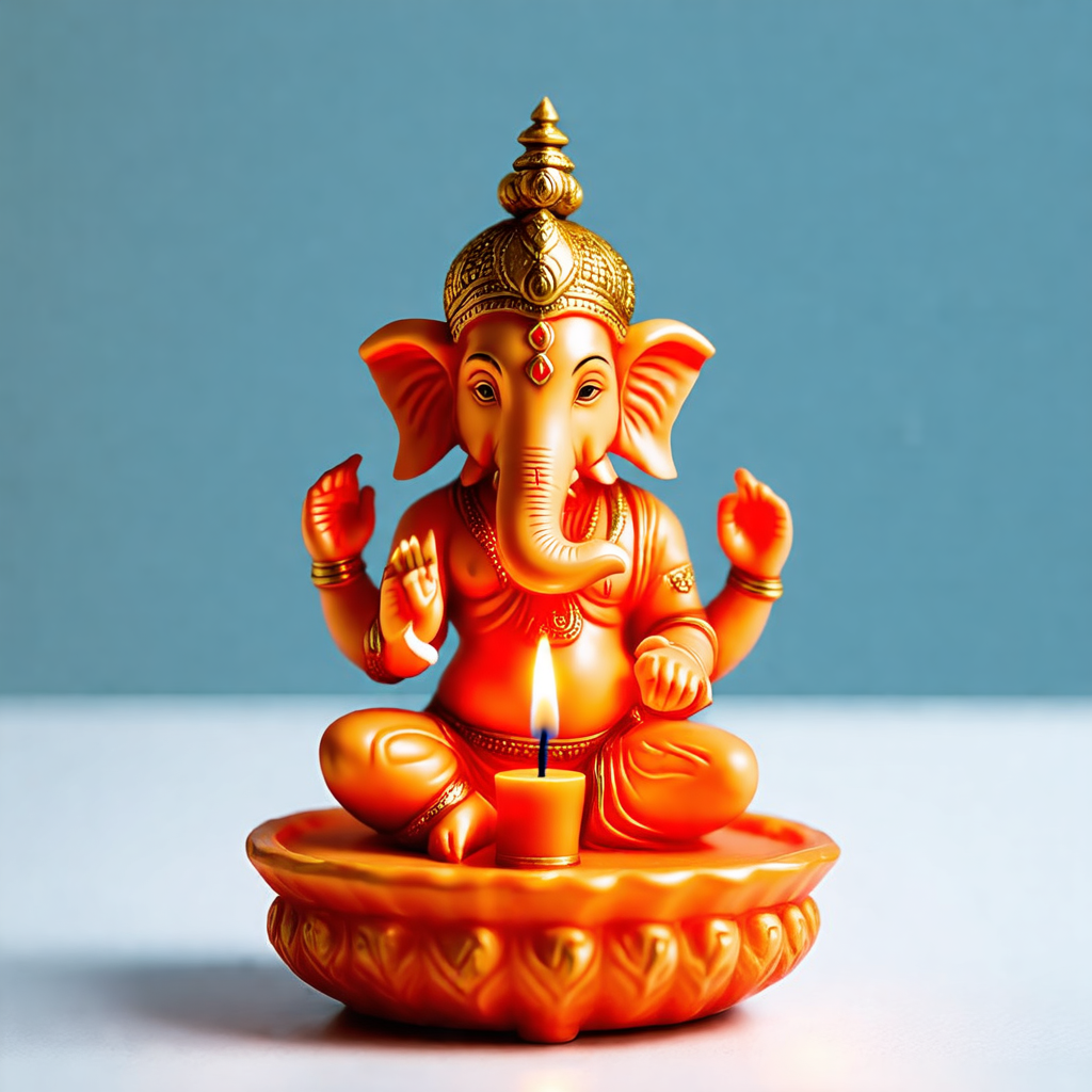Hand-Moving Ganesh Idol