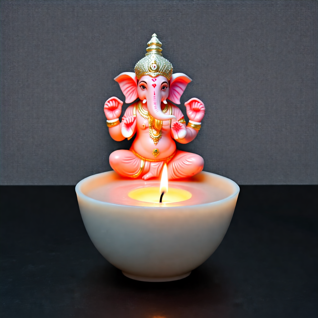 Ganesh Smoke Fountain Idol