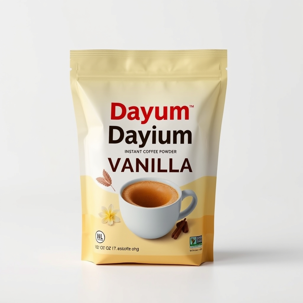 Dayum Vanilla Instant Coffee Powder