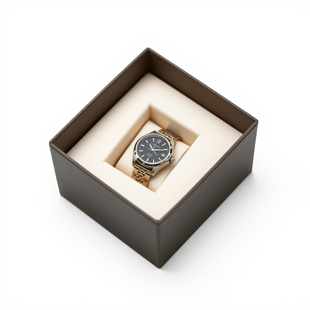 High End Custom Logo Cardboard Luxury Slot Gift Paper Watch Box