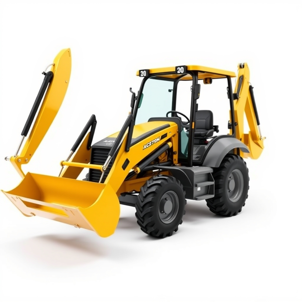 XC870HK Small Backhoe Loader