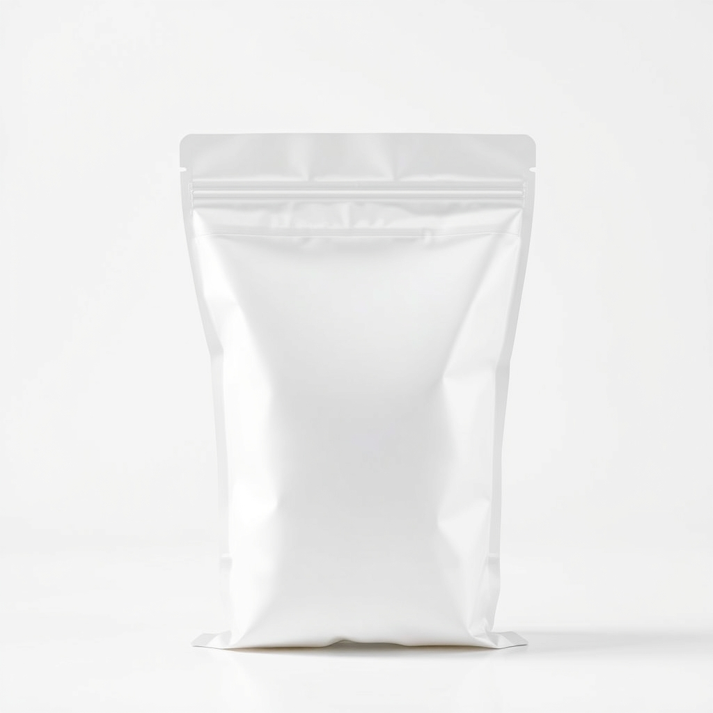Flat Bottom Pouches With Normal Zipper