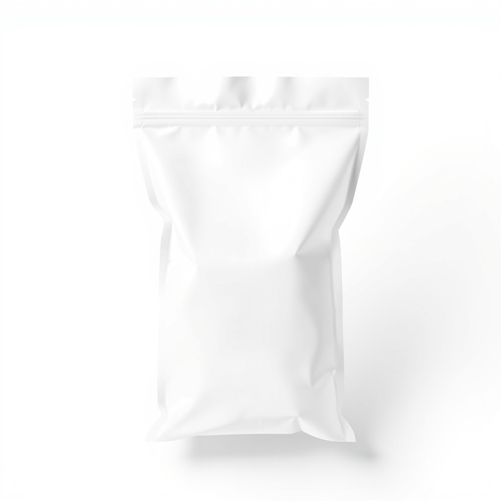 Flat Bottom Pouch With Tear Off Zipper