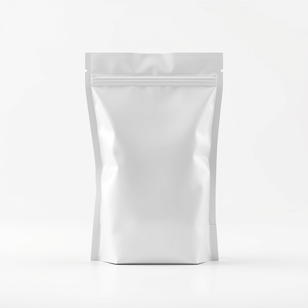 Recyclable Flat Bottom Pouch With Tear Off Zipper