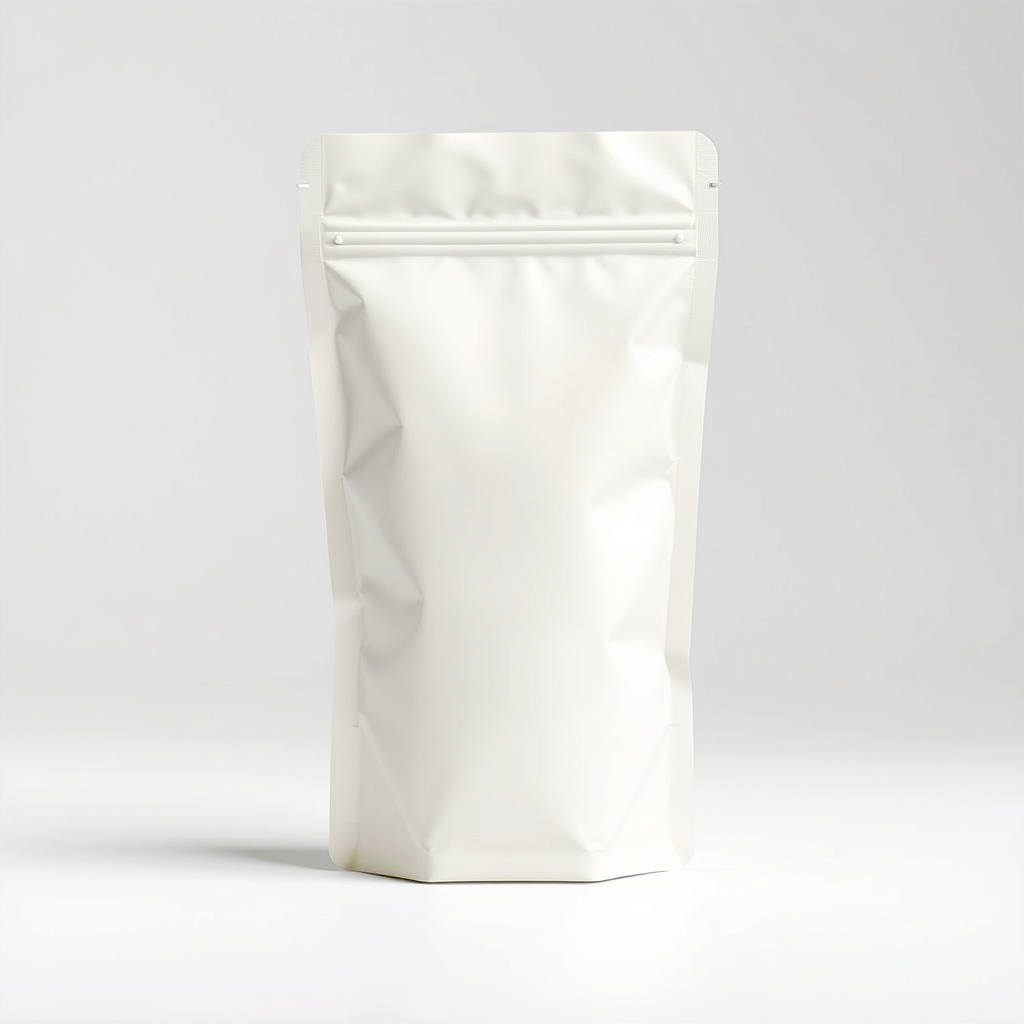 Flat Bottom Pouches With Normal Zipper and Valve