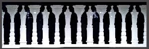 Fiberglass Meeting Room Pillar Wall Murals