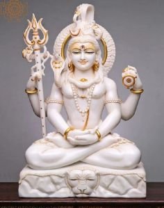 Lord Shiva Marble Statue