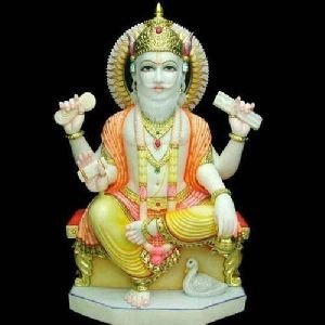 Marble Vishwakarma Statue