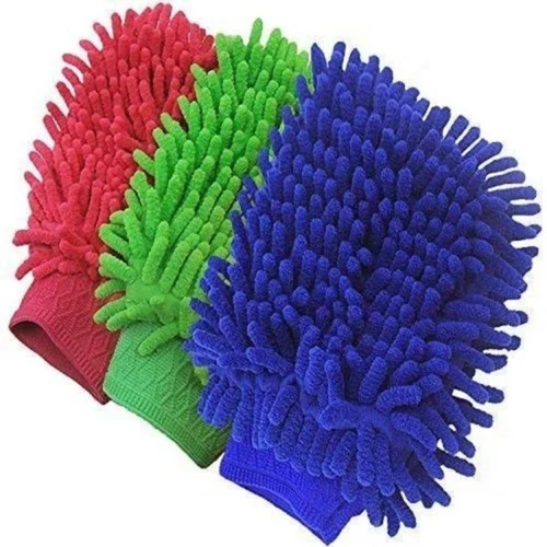 microfiber cleaning glove