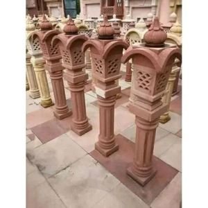 Sandstone Pillar Lamp