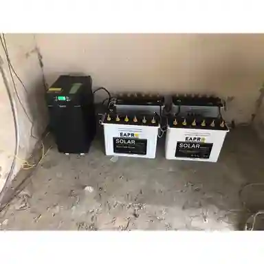 Black Off Grid Solar System